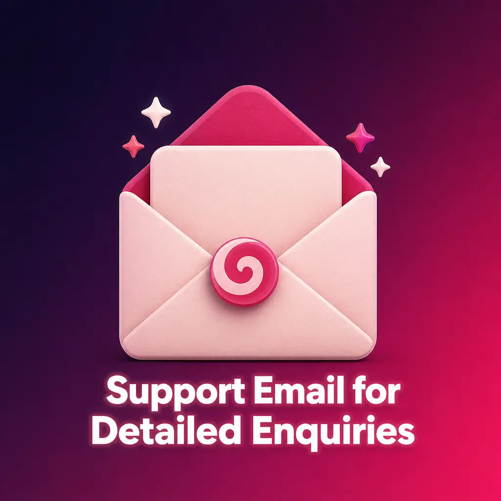 Gambiva support email contact page for detailed enquiries, document uploads, and written responses to account or payment issues.