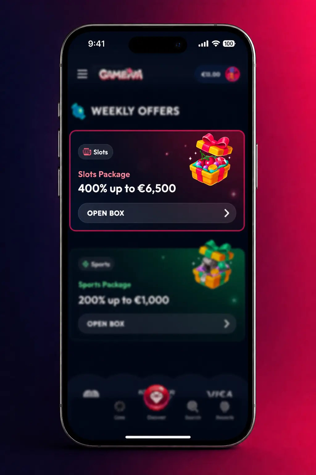 Step-by-step guide showing how to register and claim the Gambiva welcome bonus package.