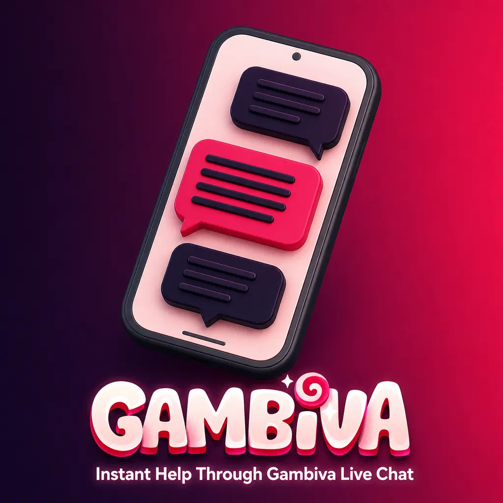 Gambiva live chat icon on desktop and mobile for instant customer support with agents