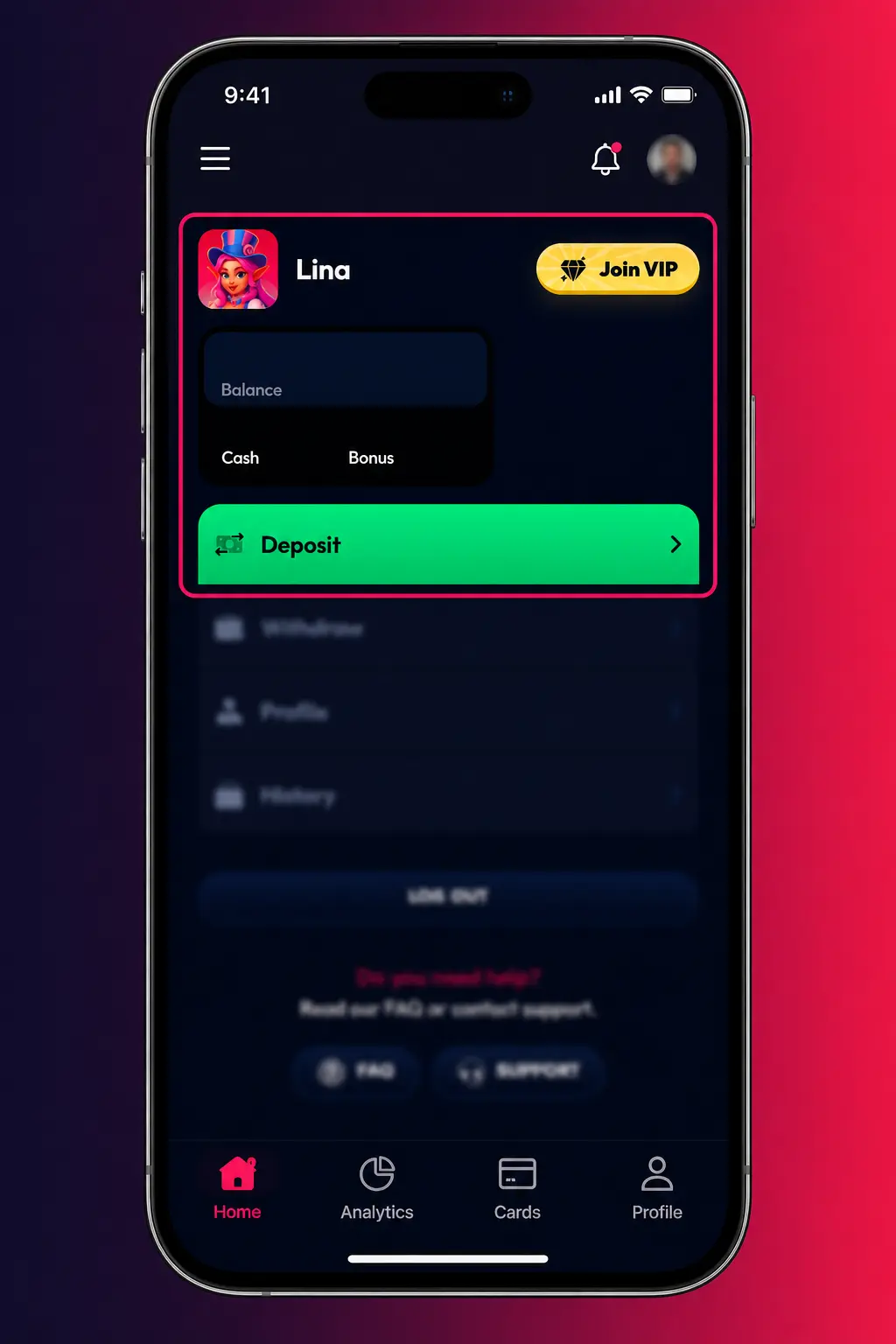 Step-by-step guide to registering, verifying, depositing and joining a live table at Gambiva casino.